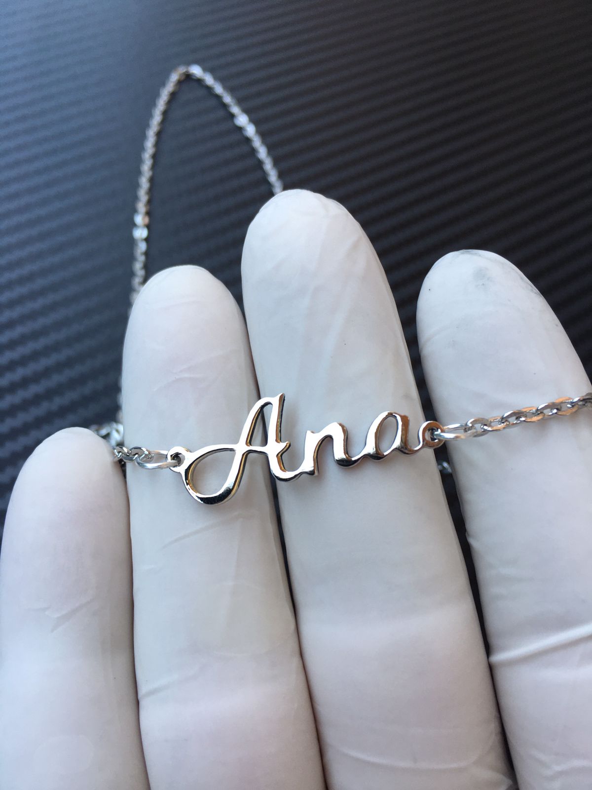 Name Necklace Silver